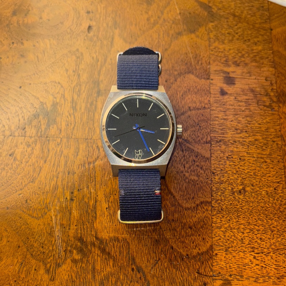 Nixon Midnight Blue and Steel Watch